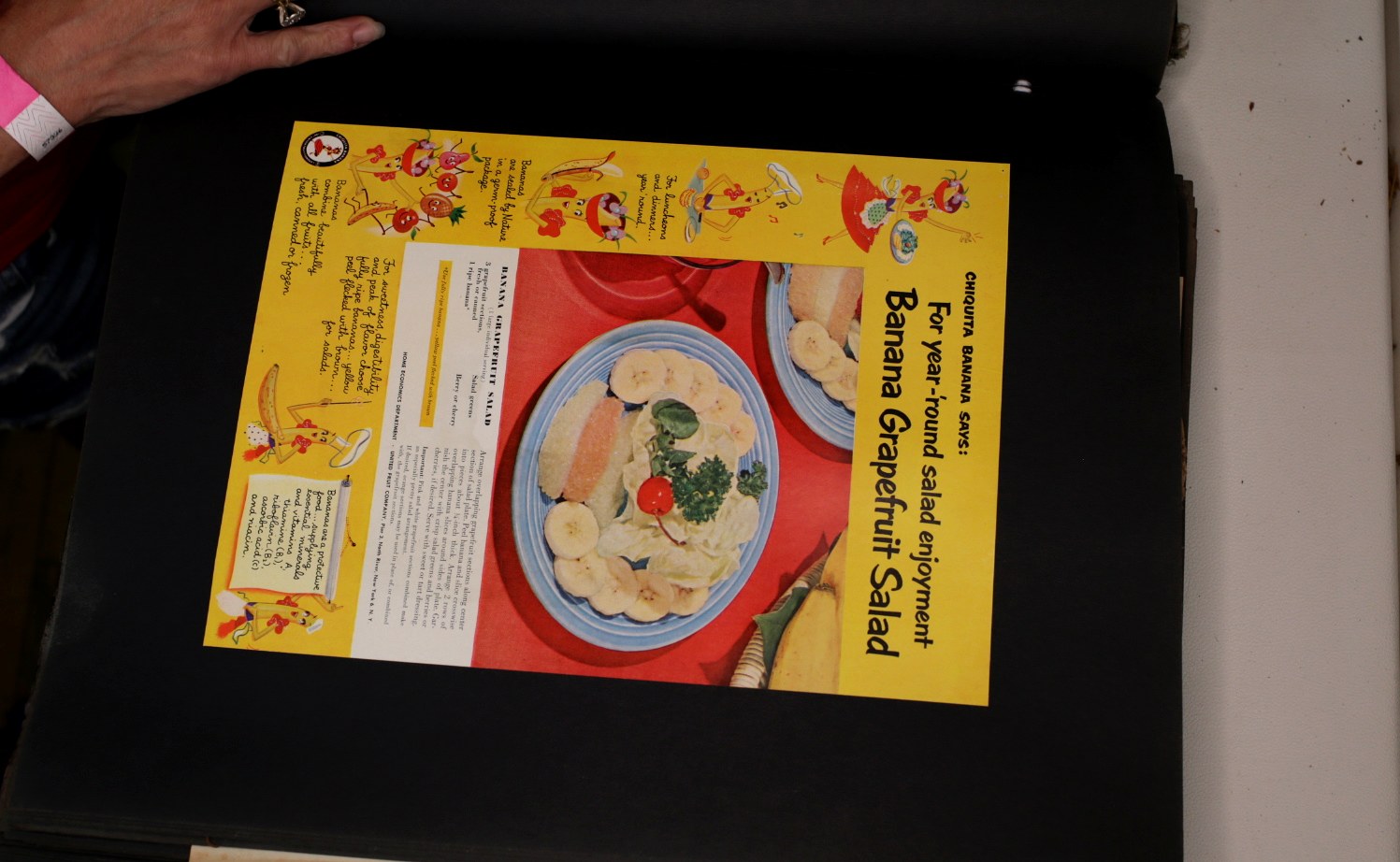 Banana Grapefruit Salad promotional sheet