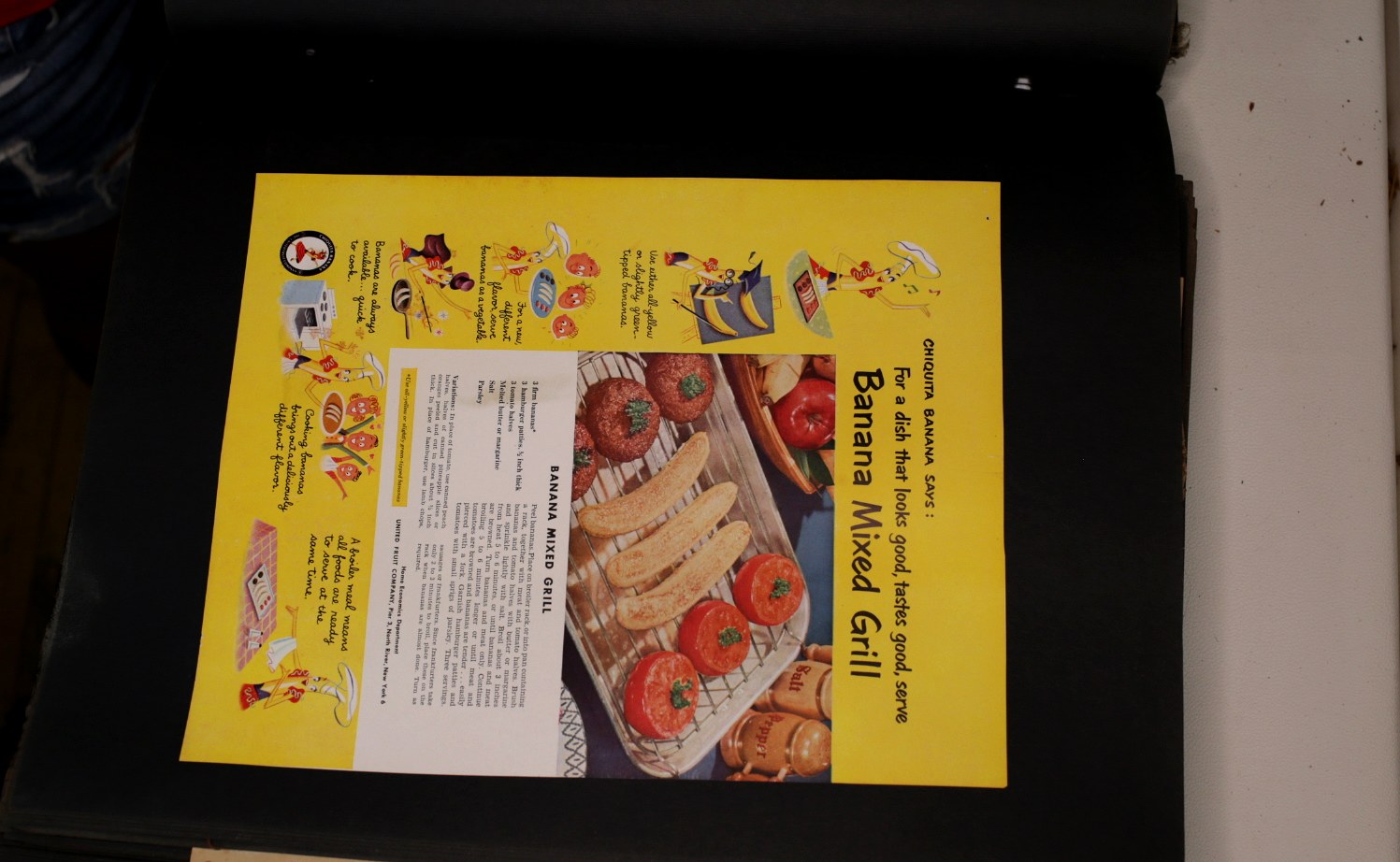 Banana Mixed Grill promotional sheet