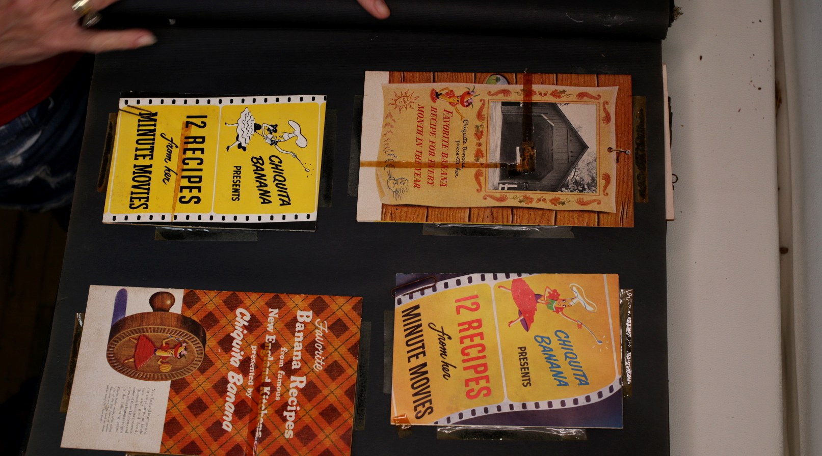 Spread of Chiquita Banana booklets