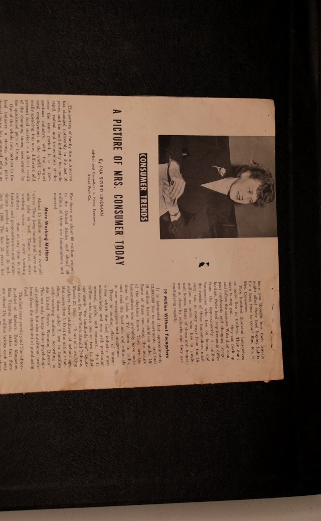 Food Business article with Ina's portrait