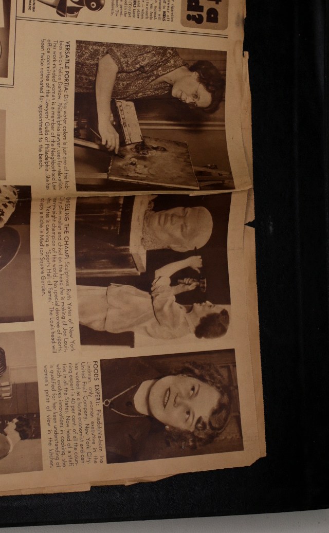 The Produce News 1951 with Ina's photo